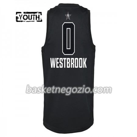 Canotte Bambino Oklahoma City Thunder Russell Westbrook 0 2018 All Star Jordan Brand Nero Swingman